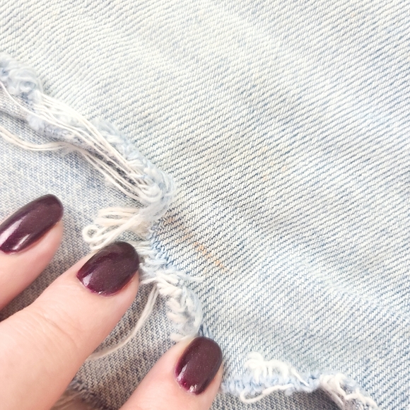 BLANK NYC Women's Life's Beach The Barrow High Rise Denim Jean Shorts Sz 24 - Picture 6 of 6